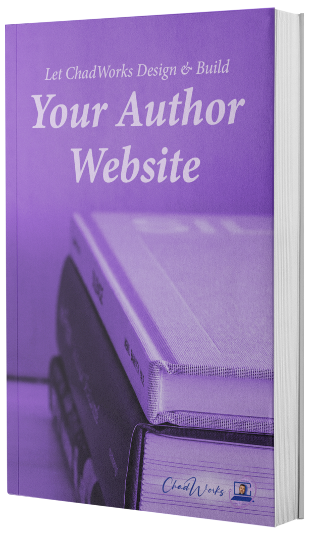 website design for authors by chadworks