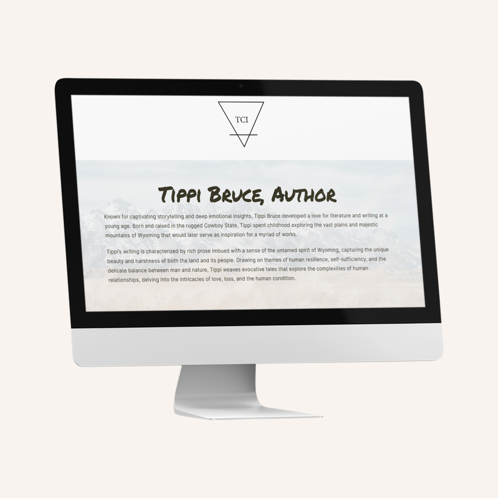 tippi_reedsy_mockup simple author website example